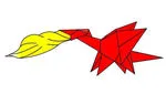 Flaming dragon