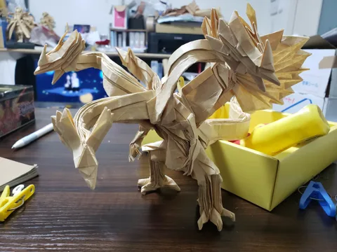 Invaded dragon (3 heads) — паттерн