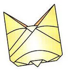 Cat head brooch