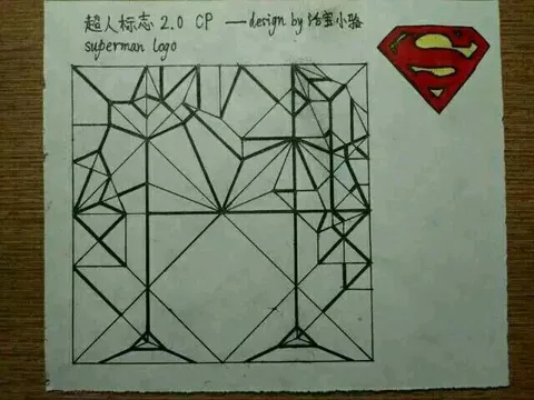 Superman logo — паттерн